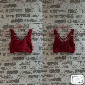 Lululemon Free to Be Serene Sports Bra in Red